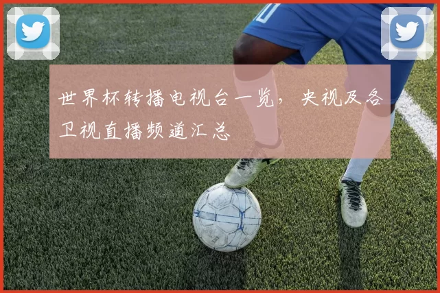 世界杯转播电视台一览,央视及各卫视直播频道汇总